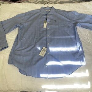Calvin Klein dress shirt. Non Iron Blue shirt. XL 17 1/2 34/35